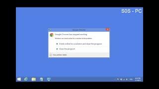 Google Chrome Has Stopped Working Solution N°1
