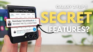 WHY does Samsung HIDE these? Every HIDDEN Z Flip5 feature