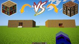 KÜTÜPHANE VS CRAFTİNG TABLE  Minecraft Yapı Kapışmaları wMinelord