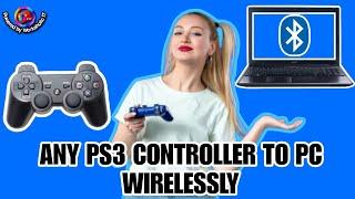 HOW TO CONNECT A FAKE OR ORIGINAL PS3 CONTROLLER TO PC IN 2024 WITHOUT TAMPERING WITH YOUR BLUETOOTH