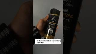 Best way to style your hairs with urbangabru volumizing powder