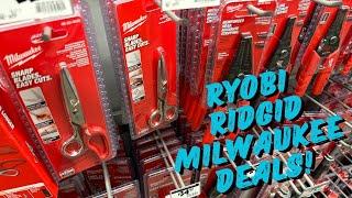 Ryobi Ridgid and Milwaukee Clearance Tool Deals HEAT UP AT HOME DEPOT Possible new models coming