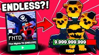 I BEAT *NEW* ENDLESS MODE AND GOT FREE SECRET UNIT Five Nights Tower Defense