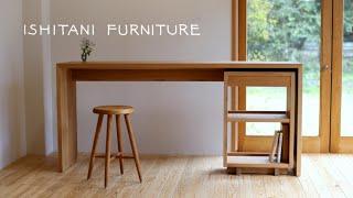 ISHITANI - Making an Oak Desk - mitered dovetail joint -