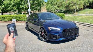 2024 Audi S5 Sportback Premium Plus Start Up Exhaust Test Drive Walkaround POV and Review