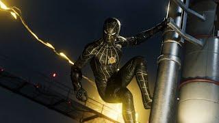 Spider-Man Fights Vulture and Electro Golden Spider Suit - Marvels Spider-Man Remastered PS5