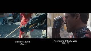 Bloodsports Nano tech gun Vs IronMans Nano tech Suit Assembling  Suicide Squad 2021