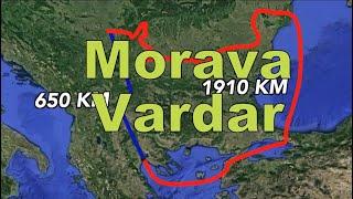 Istorijat plovnog puta Morava - Vardar