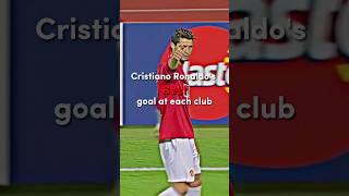 Cristiano Ronaldos best goal at each club - Part 1#football