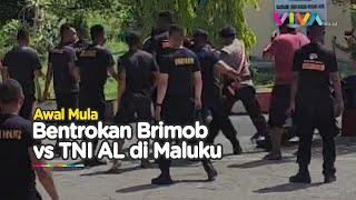Maluku Membara Pasukan Brimob vs TNI AL Saling Serang