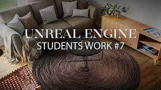 Students work #7 in Unreal Engine 5  Interior in Unreal Engine at ARHI.TEACH graphics school