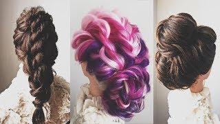 Twisted braided hairstyles that give you a big volume  Greek braid twisted updo Low and high bun