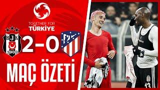 Beşiktaş - Atletico Madrid Maç Özeti  Together For Türkiye   12.04.2023