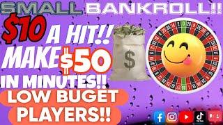 SMALLEST BANKROLL $10 A HIT MAKE A QUICK $50 IN A MATTER OF MINUTES THE LOW BUGET WAY️