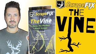 The Vine by ScrapeFix Make the Perfect Mock Scrape. Bucks Interact with Scent and Licking Branch