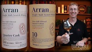 Arran - 10 Jahre 46 % Vol. vs. Quarter Cask The Bothy 562 % Vol.