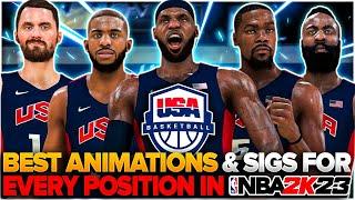 BEST ANIMATIONS TO USE IN NBA 2K23