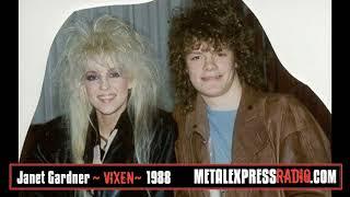 Flashback Interview 1988 Vixen vocalist Janet Gardner about the bands newly released debut album