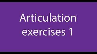 Articulation Exercises Speak with a British English Accent