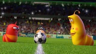 LARVA - Sepak Bola  Kartun Lucu  WildBrain Bahasa Indonesia