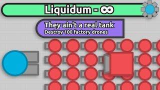 INFINITE SCORE AND XP DESTROYING 100 FACTORY DRONES ACHIEVEMENT Diep.io Survival Promo #5