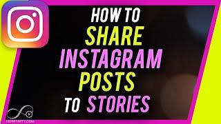 How to Share Instagram Posts to Story