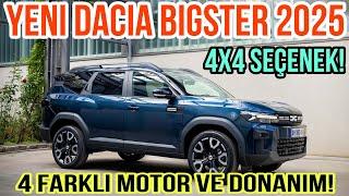 Yeni Dacia Bigster 2025 ile Sizlerleyiz 4 Farklı Motor ve Donanım 4x4 Seçenek