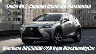 How to Install 2 Channel Dashcam on SUV - Lexus NX