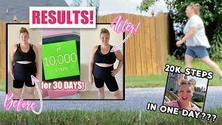 10K STEPS A DAY for 30 DAYS RESULTS Walking for WEIGHT LOSS Weight Loss Journey Weigh In  WW