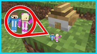 MIPAN & ZUZUZU MENEMUKAN RUMAH RAHASIA YANG SANGAT KECIL DI MINECRAFT SURVIVAL RUMAH SEMUT