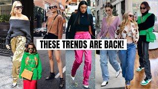 These Unexpected Fashion Trends Are BACK - Fall Trends 2021