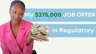 How I got a Regulatory Affairs Job Offer for $275 000 as an Associate Director