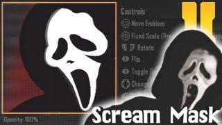 Black Ops 2 - Scream Mask Emblem Tutorial