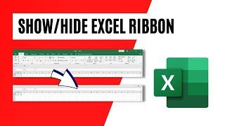 How to Show or Hide the Ribbon in Microsoft Excel