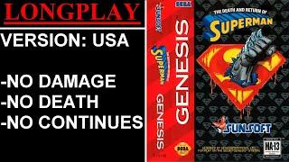 The Death and Return of Superman USA Sega Genesis - Longplay