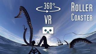 360 VR Roller Coaster Virtual Reality scary 360 video for Cardboard & Samsung Gear VR Box