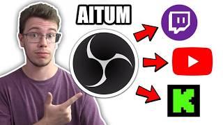 How To Multi Stream with OBS Studio Aitum Multistream Plugin