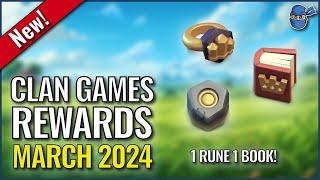 Clan Games Rewards - March 2024  Clash of Clans