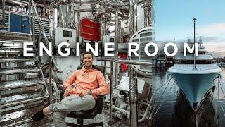 In-depth Look  Mega Yacht Engine Room