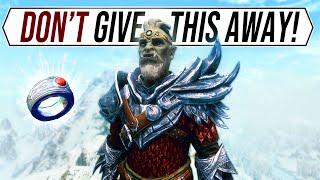 Skyrim - DONT give away this quest reward