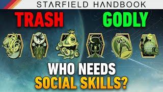 This Skill is AWFUL... Social Skills Analysis & Tier List  Starfield Handbook