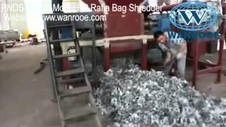 PP raffia bag recycling machine Plastic Recycling machine woven bag pelletizing machine