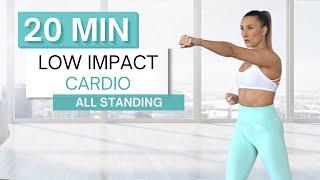 20 min LOW IMPACT CARDIO WORKOUT  All Standing  No Repeats