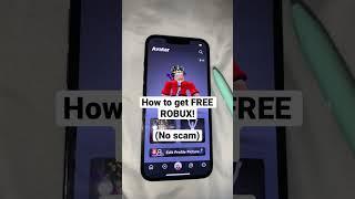 How to get FREE ROBUX no scam  #shorts #robux