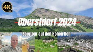 Oberstdorf 2024 - Bergtour auf den Hohen Ifen 2230 m - 4K HD