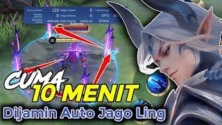 TUTORIAL LENGKAP LING PEMULA AUTO JAGO 4 PEDANG  EMBLEM & BUILD TERSAKIT META SEKARANG