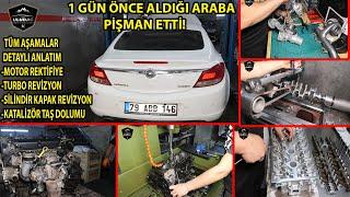 OPEL İNSİGNİA 1.6 TURBO MOTOR REKTİFİYE Aşırı Hararet-Turbo Tamir-Sıfır Silindir Kapak Yenileme