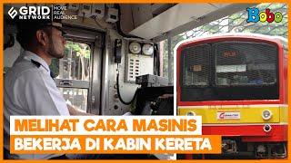 Melihat Cara Kerja Masinis di Kabin Commuter Line