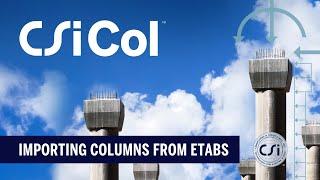 CSiCol Importing Columns from ETABS