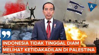 FULL Jokowi Indonesia Kutuk Serangan Israel